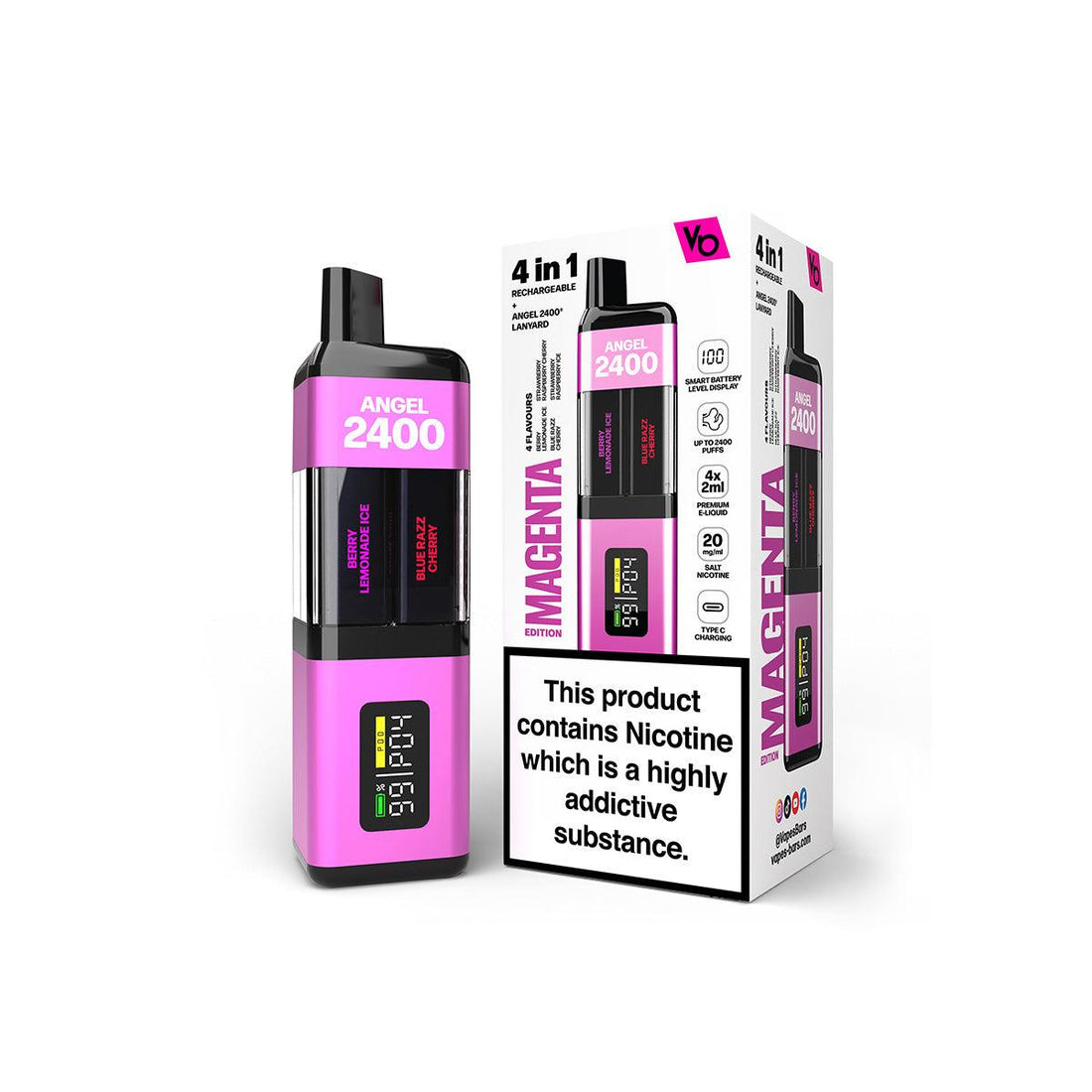 Angel® 2400 4in1 Vape Kit (20mg)