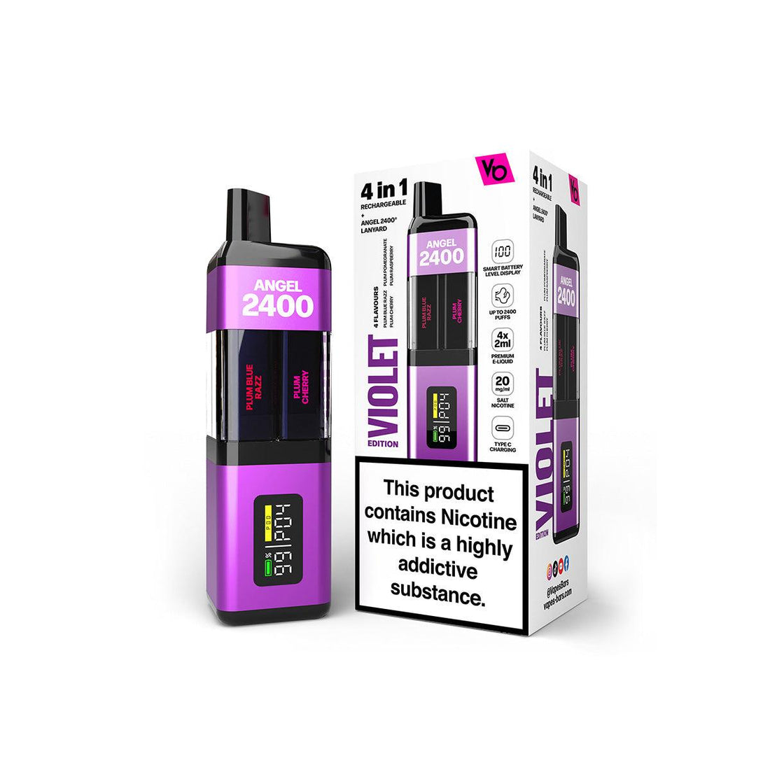 Angel® 2400 4in1 Vape Kit (20mg)